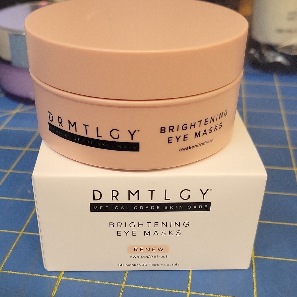 DRMTLGY Brightening Eye Masks 60ct (30pairs) New in Box